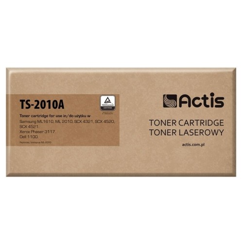 Actis cartucho de tóner ts-2010a (recambio samsung ml-1610d2/ml-2010d3 estándar 3000 páginas negro)