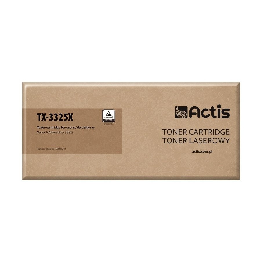 Actis cartucho de tóner tx-3325x (repuesto xerox 106r02312 11000 páginas negro)