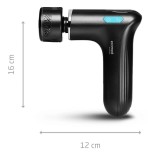 Masajeador de pistola medisana mg-50e con función de frío y calor