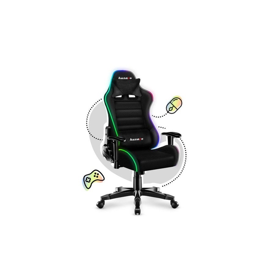 Silla gaming  para niños huzaro ranger 6.0 rgb mesh