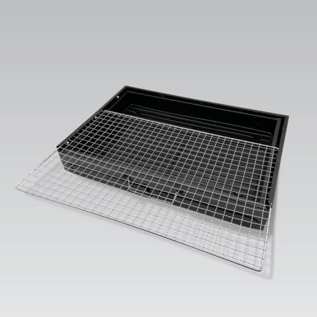 Parrilla plegable en maletín de transporte  43x29x22 cm maestro mr-1010