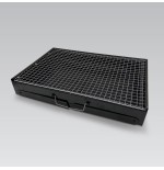 Parrilla plegable en maletín de transporte  43x29x22 cm maestro mr-1010