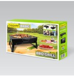 Parrilla plegable en maletín de transporte  43x29x22 cm maestro mr-1010