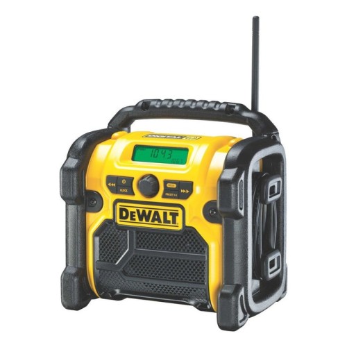 Radio dewalt dcr020-qw  portátil digital negro, amarillo