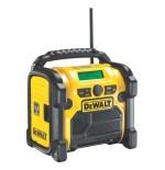 Radio dewalt dcr020-qw  portátil digital negro, amarillo