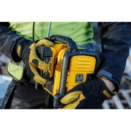 Radio dewalt dcr020-qw  portátil digital negro, amarillo