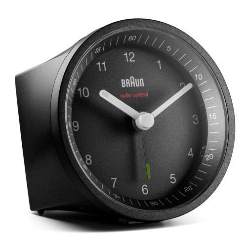 Braun bc07 reloj despertador analógico negro