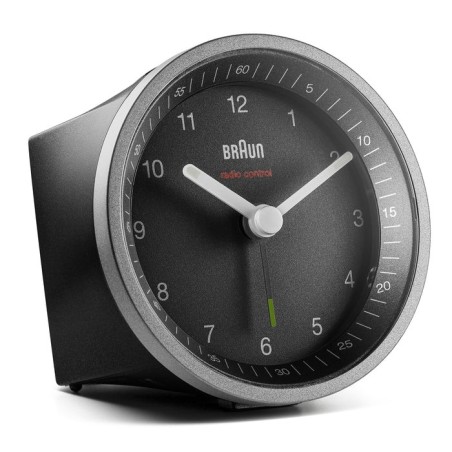 Braun bc07 reloj despertador analógico negro
