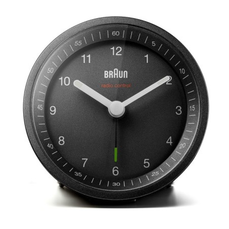 Braun bc07 reloj despertador analógico negro