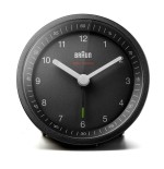 Braun bc07 reloj despertador analógico negro