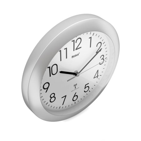 Mebus 52451 reloj de mesa o pared reloj digital alrededor blanco