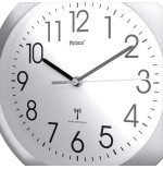 Mebus 52451 reloj de mesa o pared reloj digital alrededor blanco