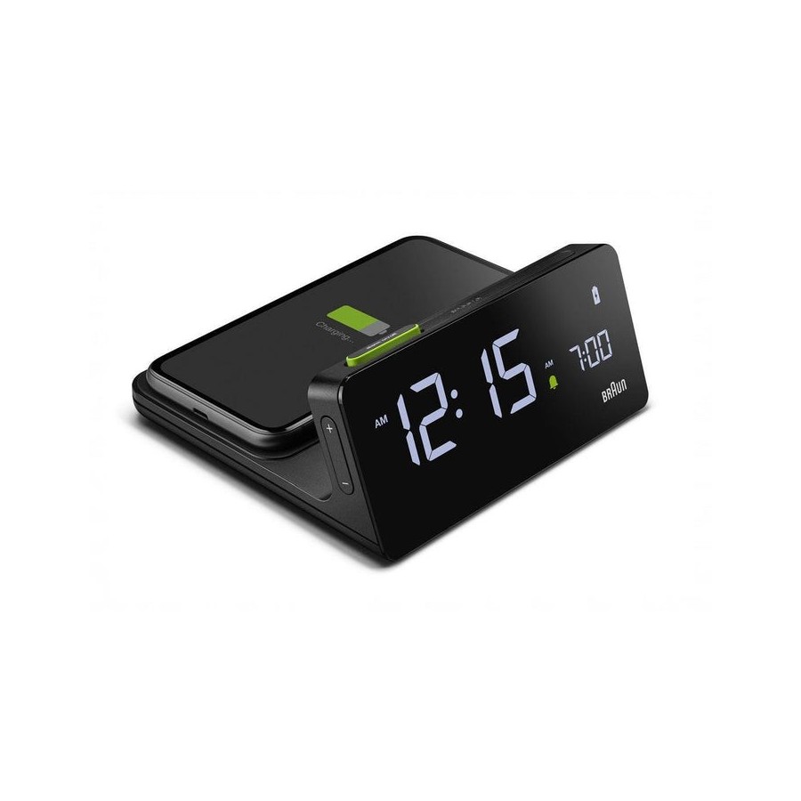 Reloj despertador braun bc21  digital negro