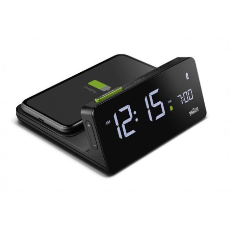 Reloj despertador braun bc21  digital negro