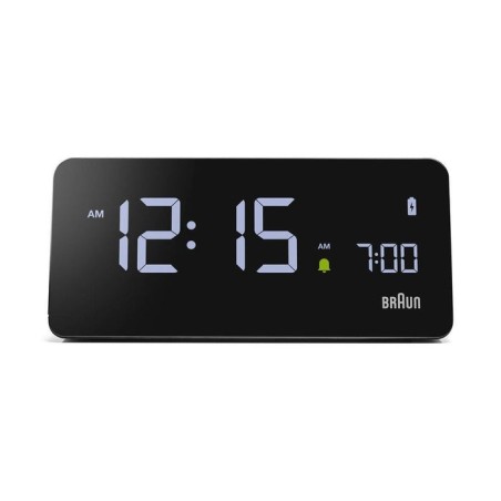 Reloj despertador braun bc21  digital negro