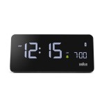 Reloj despertador braun bc21  digital negro