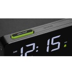 Reloj despertador braun bc21  digital negro