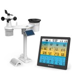 Bresser optics 7003220 estación meteorológica digital negro lcd batería/solar wifi