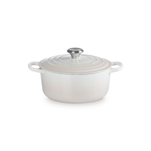 Le creuset signature roaster round 24cm meringue (21177247164430)