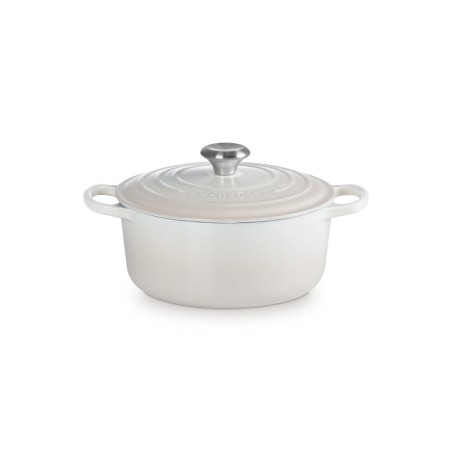 Le creuset signature roaster round 24cm meringue (21177247164430)