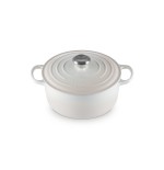 Le creuset signature roaster round 24cm meringue (21177247164430)
