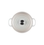 Le creuset signature roaster round 24cm meringue (21177247164430)