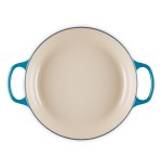 Le creuset signature shallow casserole round 30cm deep teal (21180306422430)