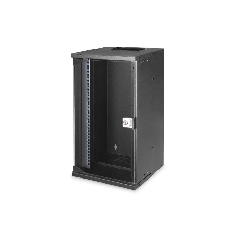 Rack digitus 12he unm. wall mounting black