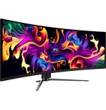 Monitor msi mpg 491cqp qd-oled  (49") 5120 x 1440 pixeles dqhd qdoled negro