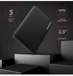 Axagon ee25-slc caja para disco duro externo ssd negro 2.5"