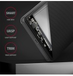 Axagon ee25-slc caja para disco duro externo ssd negro 2.5"