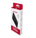 Axagon ee25-slc caja para disco duro externo ssd negro 2.5"