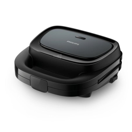 Sandwichera philips hd2330 90, 750 w, pies antideslizantes, negro