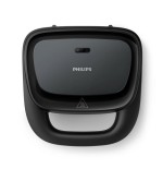 Sandwichera philips hd2330 90, 750 w, pies antideslizantes, negro