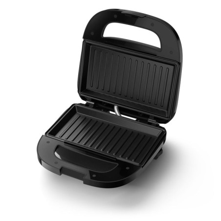 Sandwichera philips hd2330 90, 750 w, pies antideslizantes, negro