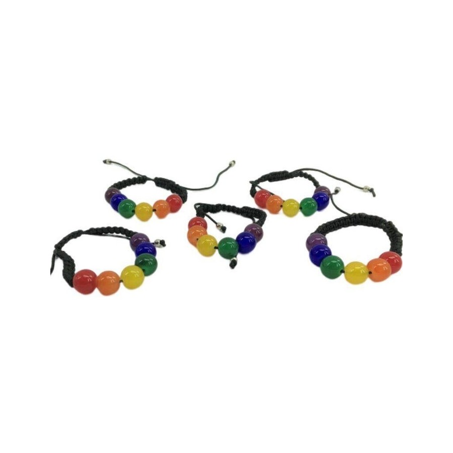 Pride - pulsera bolas pequeñas bandera lgbt