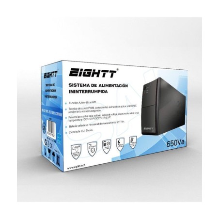 Eightt sai 650va 240v 2-shuko avr
