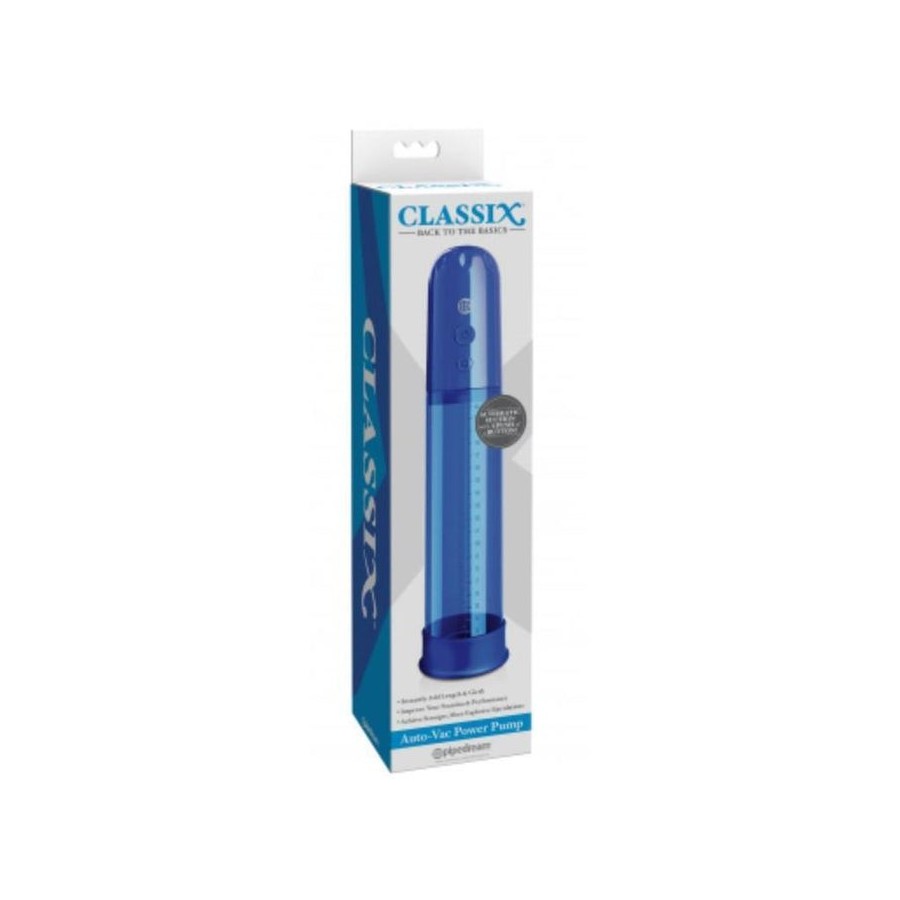 Bomba para el pene auto-vac power azul