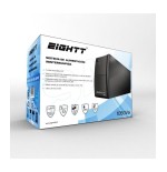 Eightt - sai inline 1050va/630w - bateria 2x12v/7ah - 3x toma schuko
