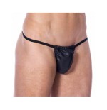 Tanga de cuero elástico talla única