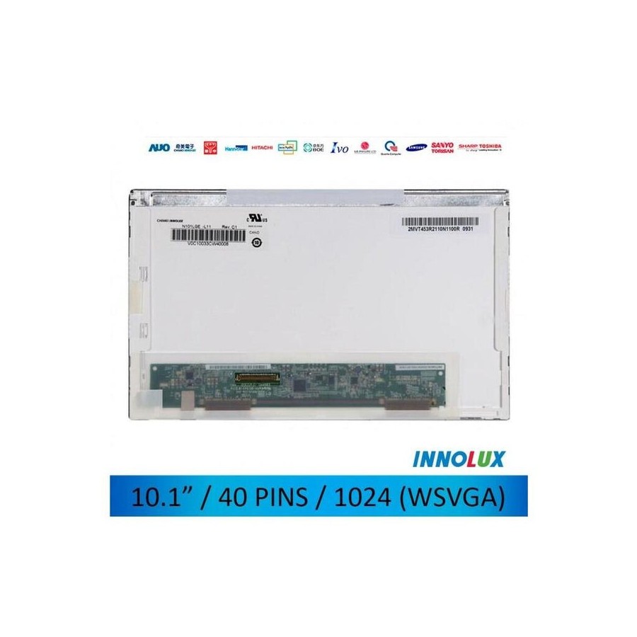 Eightt pantalla para portatil innolux-chimei 10.1 led brillo (n101lge-l11).