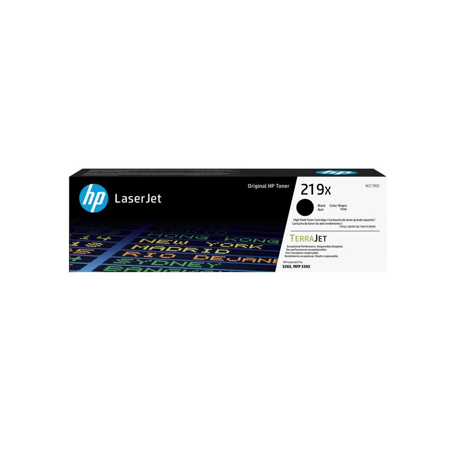 Toner original hp 219x  negro w2190x
