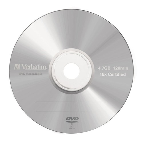 Verbatim dvd-r advanced azo 16x 4.7gb 5 unidades