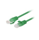 Cable lanberg de red cat.5e utp 1m verde 10-pack
