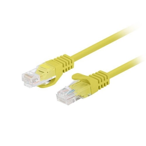 Cable lanberg de red cat.5e utp 1m amarillo 10-pack