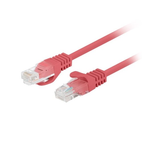 Cable lanberg de red cat.6 ftp 0.5m rojo 10-pack