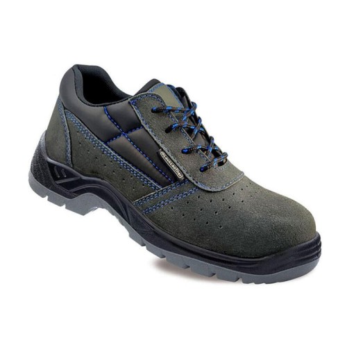 Zapatos de seguridad piel serraje perforado s1p metalfree talla 40 blackleather