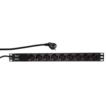 Logilink regleta de alimentacion rack 19\1 de 9 tomas sin interruptor