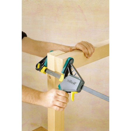 Sargento monomanual 1" ehz pro 100-700", 100mm largo 3033000 wolfcraft