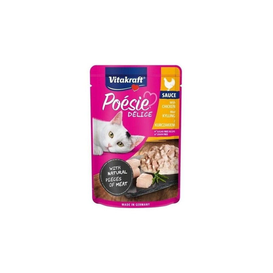 Comida húmeda para gatos  vitakraft poesie delice pollo  85 g